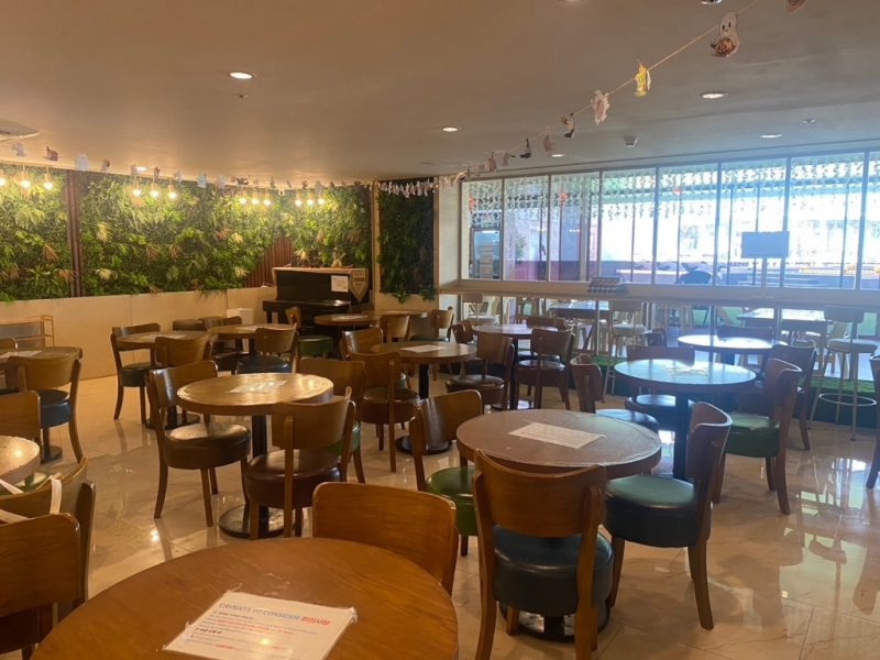 フィリピン留学 Cebu21 - SMEAG ENCANTO-Front,cafe area, nurse station-7
